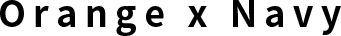 Orange x Navy